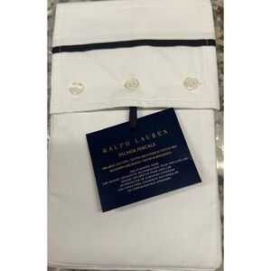Ralph‎ Lauren Palmer Percale Organic Cotton Standard Sham Loft Gray
